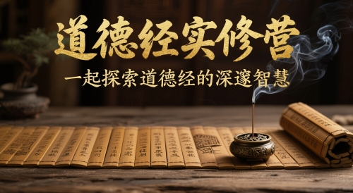 道德经实修营，一起探索道德经的深邃智慧竹川轻创网-专注分享网络创业项目落地实操课程 – 全网首发_高质量创业项目输出竹川轻创网