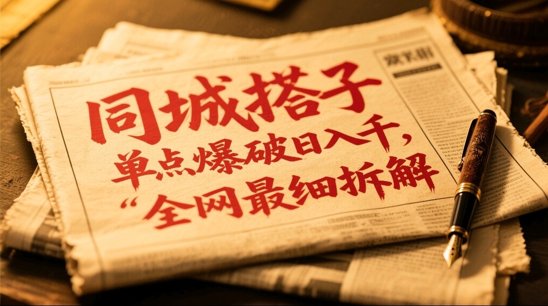 同城搭子群19.9单点爆破日入千，搭子组局月入万，全网最细拆解竹川轻创网-专注分享网络创业项目落地实操课程 – 全网首发_高质量创业项目输出竹川轻创网