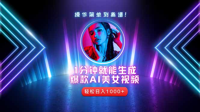 2025年最强副业：用AI做短视频，从零开始打造爆款账号！竹川轻创网-专注分享网络创业项目落地实操课程 – 全网首发_高质量创业项目输出竹川轻创网